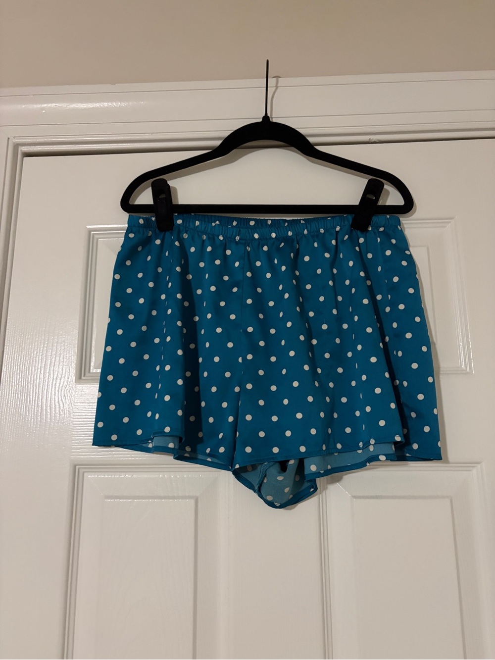 Women's Victoria’s Secret Teal Polka Dot Sleep Shorts